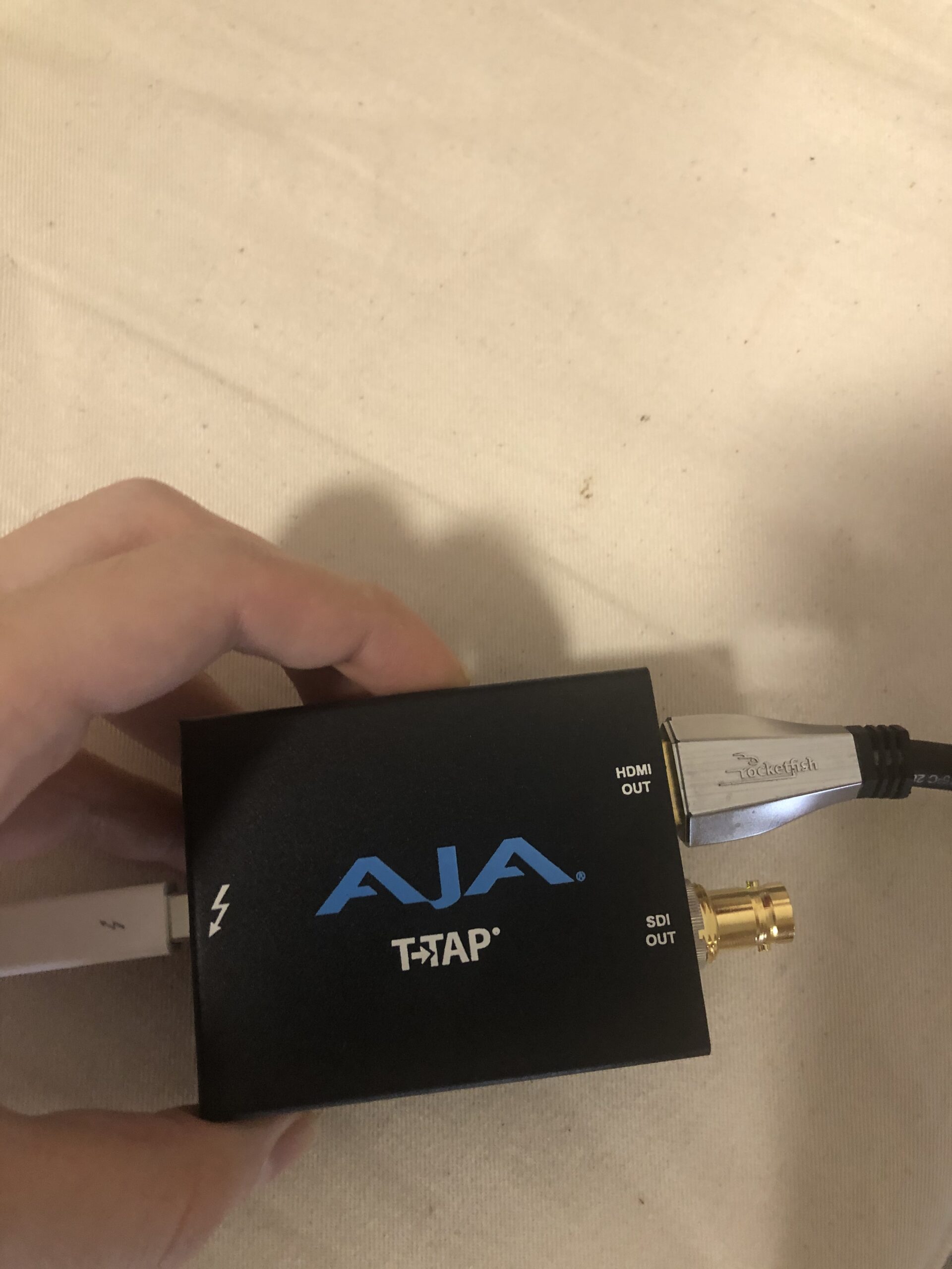 Remote Video Editing Test – How To Set Up AJA’s T-Tap Thunderbolt I/O Device with Adobe Premiere Pro (Use a Monitor or HDMI TV as a Broadcast Monitor)